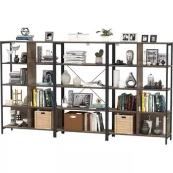 Комплект мебели Моби Трувор 13.151.02 стеллаж + 13.151.01 стеллаж + 13.151.02 стеллаж дуб гранж песочный/интра