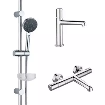 Комплект смесителей Agger Slim хром (A2231100)