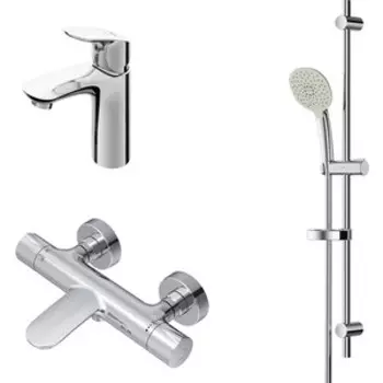 Комплект смесителей Am.Pm Like с душем, хром (F8050000, F8093016, F0170A000)
