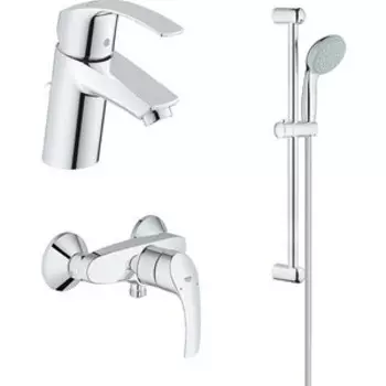 Комплект смесителей Grohe Eurosmart хром StarLight (123576)