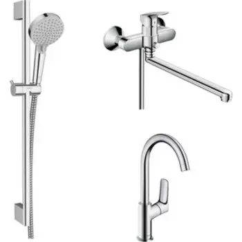 Комплект смесителей Hansgrohe Logis универсальный (71402000, 71131000, 26275000)