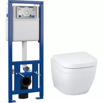 Комплект унитаза Grohe Euro Ceramic с инсталляцией Cersanit сиденье микролифт (39206000, S-IN-MZ-LINK_PRO, 39330001)