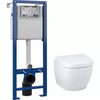 Комплект унитаза Grohe Euro Ceramic с инсталляцией Cersanit сиденье микролифт (39206000, S-IN-MZ-VECTOR, 39330001)