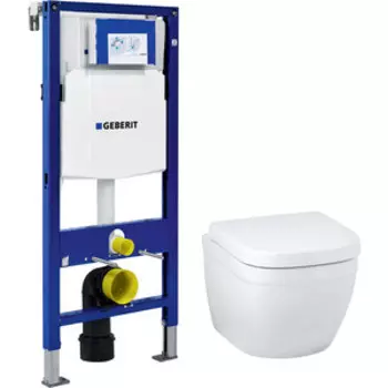 Комплект унитаза Grohe Euro Ceramic с инсталляцией Geberit сиденье микролифт (39206000, 111.300.00.5, 39330001)