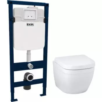Комплект унитаза Grohe Euro Ceramic с инсталляцией IDDIS сиденье микролифт (39206000, PRO0000i32, 39330001)