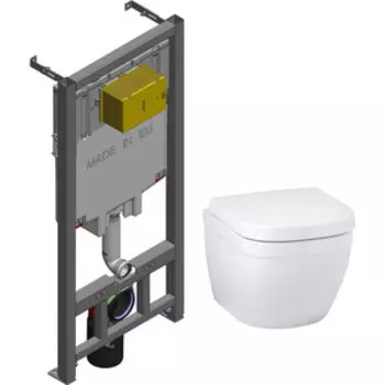 Комплект унитаза Grohe Euro Ceramic с инсталляцией Jacob Delafon сиденье микролифт (39206000, E29025-NF, 39330001)