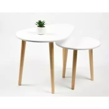 Комплект журнальных столиков Wisti Scand белый