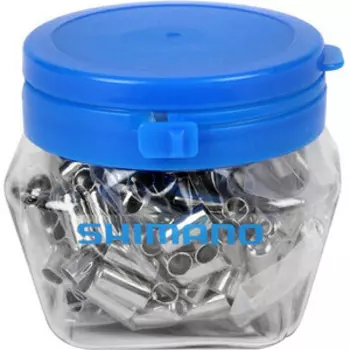 Концевик оплетки Shimano металл, диам. 5 мм внутр / 6 мм внешн. (200шт.)
