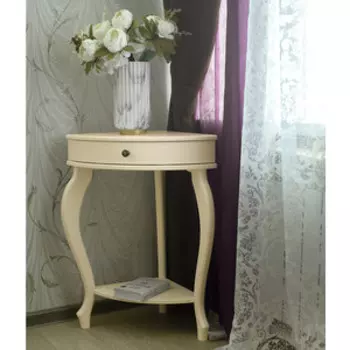 Консоль угловая Мебелик Элегант дуб шампань (П0006654)