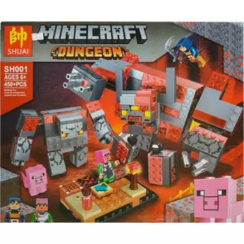 Конструктор Shuai Майнкрафт Dungeon 450 деталей SH001