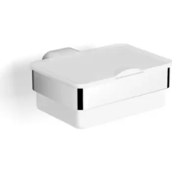 Контейнер для ватных дисков Langberger с крышкой, хром (24073A)