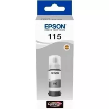 Контейнер с чернилами Epson 115 C13T07D54A, 70 мл, 2300 к., серый