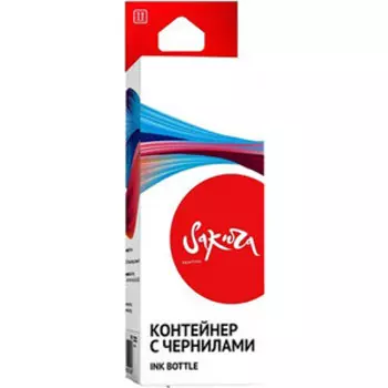 Контейнер с чернилами Sakura C13T741400 (T7414 Y) для Epson, пурпурный , 1000 мл.