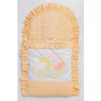 Конверт для новорожденного Сдобина ''Мой маленький друг'' (персиковый) 50.115