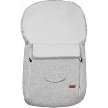 Конверт EKO вязанный рис флисовая подкладка 90x45 см серый (SP-20)