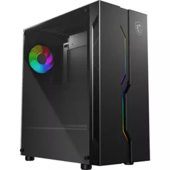 Корпус MSI MidiTower MAG VAMPIRIC 010X (ATX, 1xUSB 3.0, 2xUSB 2.0,1xARGB Fan, 1 to 4 LED HUB, TG Window) (306-7G08X21-809)
