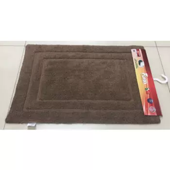 Коврик для ванной Fora Классика одинарный шоколад 50*70см