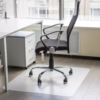 Коврик защитный для напольных покрытий Brabix полипропилен 90х120 матовый, толщина 1,2 мм (606622)