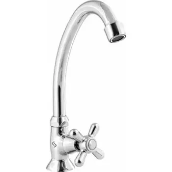 Кран для раковины Славен Прораб хром (СЛ-ОД-О13)