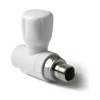 Кран шаровый Pro Aqua PP-R W д/радиатора прямой 20х1/2 дюйма
