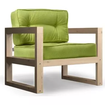 Кресло Arsko Астер сосна-зеленая рогожка.