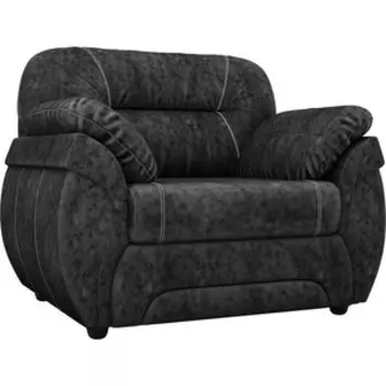 Кресло АртМебель Бруклин велюр черный