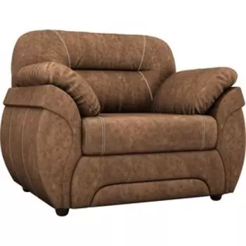 Кресло АртМебель Бруклин велюр коричневый