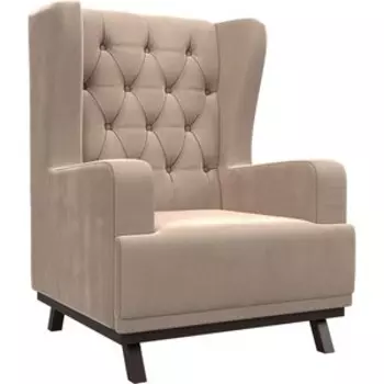 Кресло АртМебель Джон Люкс велюр бежевый
