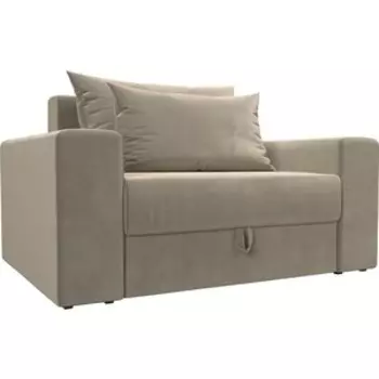 Кресло АртМебель Мэдисон микровельвет бежевый