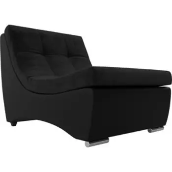 Кресло АртМебель Монреаль кресло велюр черный экокожа черный