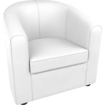 Кресло АртМебель Норден эко кожа белый