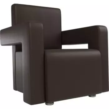 Кресло АртМебель Рамос эко кожа коричневый