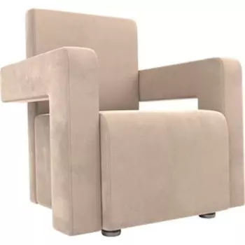 Кресло АртМебель Рамос велюр бежевый