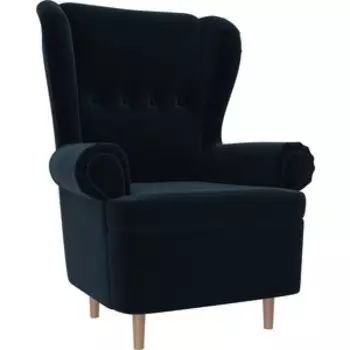 Кресло АртМебель Торин велюр голубой