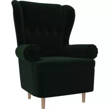 Кресло АртМебель Торин велюр зеленый