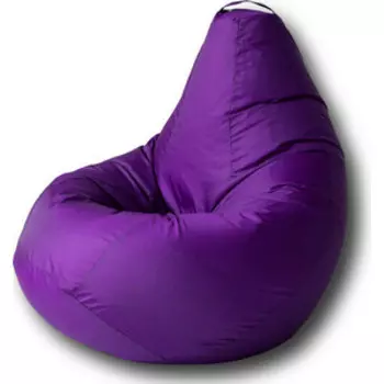 Кресло бескаркасное Mypuff Груша фиалка размер комфорт оксфорд bbb_218