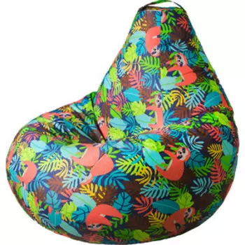 Кресло бескаркасное Mypuff Груша ленивцы размер компакт мебельный хлопок bm_517