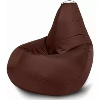 Кресло бескаркасное Mypuff Груша шоколад размер компакт оксфорд bm_022