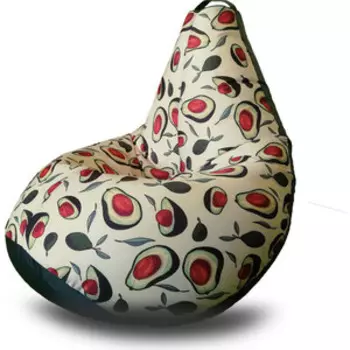 Кресло бескаркасное Mypuff Груша синьор авокадо размер стандарт мебельный хлопок/оксфорд b_596_024