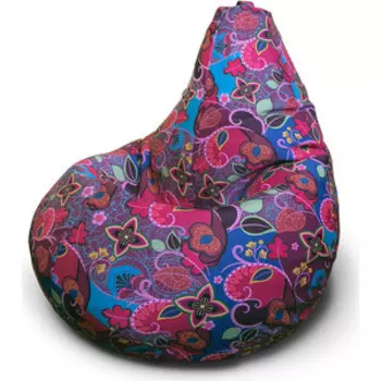 Кресло бескаркасное Mypuff Груша сказки Востока размер стандарт мебельный хлопок b_357