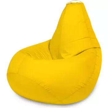 Кресло бескаркасное Mypuff Груша желтый размер стандарт оксфорд b_113