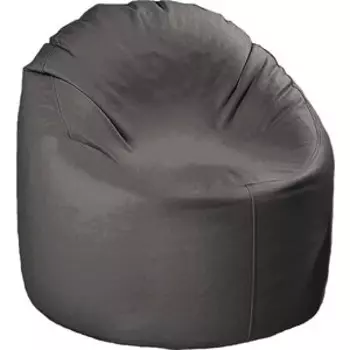 Кресло бескаркасное Mypuff Лаунж отто черный экокожа L-057