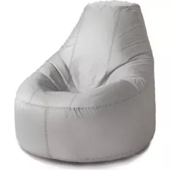 Кресло бескаркасное Mypuff Люкс серебристо-серый оксфорд bn-265