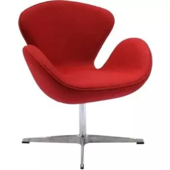 Кресло Bradex Swan chair красный кашемир (FR 0001)