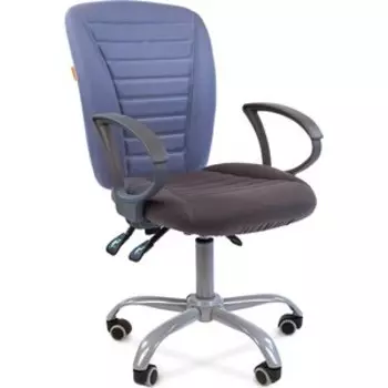 Кресло Chairman 9801 эрго серо/голубой