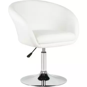 Кресло дизайнерское Dobrin EDISON LM-8600 белый