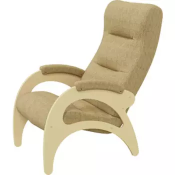 Кресло для отдыха Мебелик Модель 41 б/л Ткань мальта 03, каркас дуб шампань