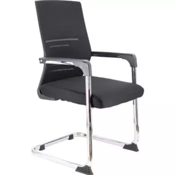 Кресло для посетителей Everprof Visit Сетка Черный