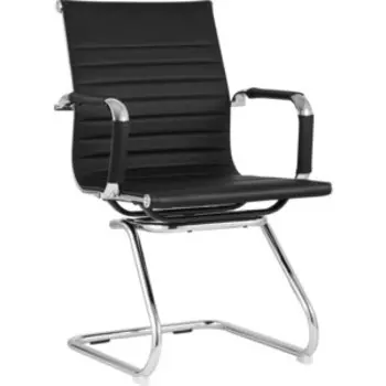 Кресло для посетителей TopChairs Visit D-101L black
