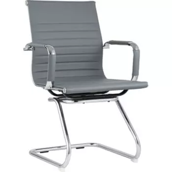 Кресло для посетителей TopChairs Visit D-101L grey